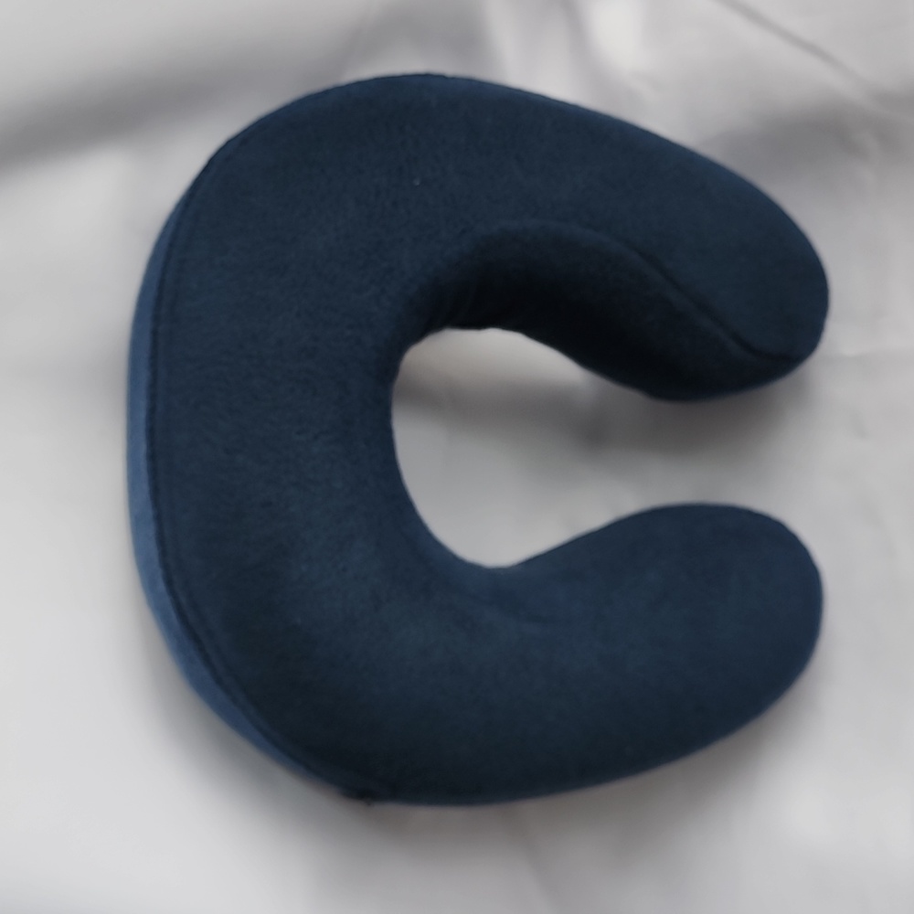 Memory Foam Neck Pillow, Blue